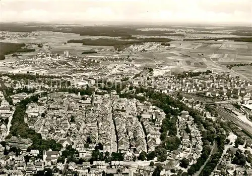 AK / Ansichtskarte Villingen Schwenningen Fliegeraufnahme Gesamtansicht Villingen Schwenningen