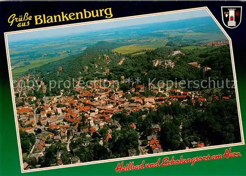 AK / Ansichtskarte Blankenburg_Harz Fliegeraufnahme Blankenburg_Harz