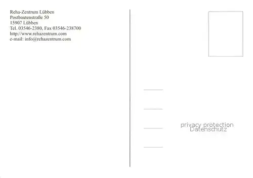 AK / Ansichtskarte Luebben_Spreewald Fliegeraufnahme Reha Zentrum Luebben Luebben Spreewald