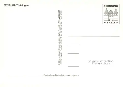 AK / Ansichtskarte Weimar__Thueringen Fliegeraufnahme Teilansicht 