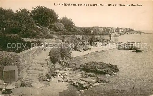 AK / Ansichtskarte Sainte Marie sur Mer Cote et Plage de Mombau Sainte Marie sur Mer