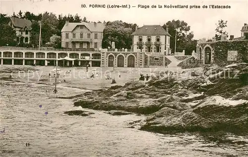 AK / Ansichtskarte Pornic_44 Plage de la Noeveillard prise de l Estacade 