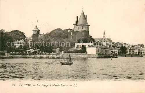 AK / Ansichtskarte Pornic_44 La plage a maree haute 