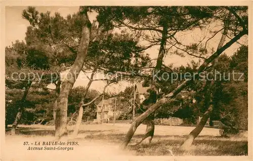 AK / Ansichtskarte La_Baule les Pins Avenue Saint Georges La_Baule les Pins