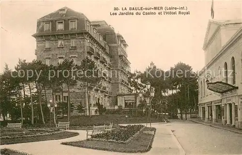 AK / Ansichtskarte La_Baule_sur_Mer_44 Jardins du Casino Hotel Royal 