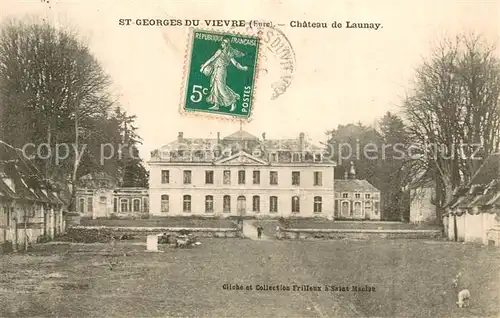 AK / Ansichtskarte Saint Georges du Vievre Chateau de Launay Saint Georges du Vievre