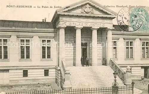 AK / Ansichtskarte Pont Audemer Palais de Justice Pont Audemer