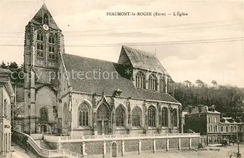 AK / Ansichtskarte Beaumont le Roger Eglise Beaumont le Roger