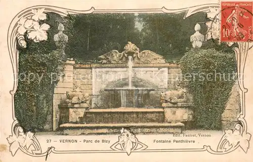 AK / Ansichtskarte Vernon_27 Parc de Bizy Fontaine Penthievre 