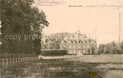 AK / Ansichtskarte Bacqueville Chateau Bacqueville