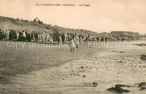 AK / Ansichtskarte Tharon Plage La plage Tharon Plage