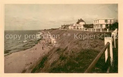 AK / Ansichtskarte Tharon Plage La plage et le remblai Tharon Plage