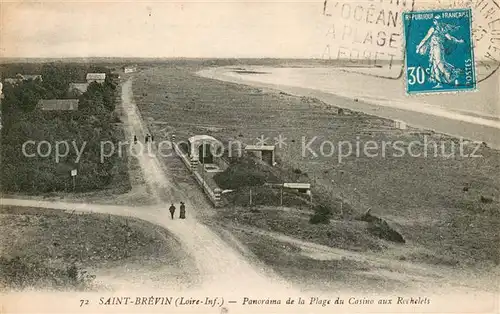 AK / Ansichtskarte Saint Brevin l_Ocean_Loire_Atlantique Panorama de la plage du casino aux Rochelets Saint Brevin l_Ocean
