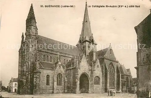 AK / Ansichtskarte Guerande Collegiale Saint Aubin XVe siecle Guerande