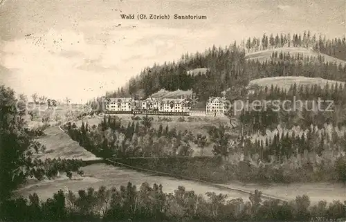 AK / Ansichtskarte Wald_ZH Sanatorium Wald_ZH