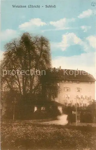 AK / Ansichtskarte Wetzikon__ZH Schloss 