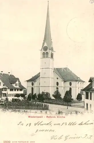 AK / Ansichtskarte Waedenswil_Waedensweil_ZH Reformierte Kirche 