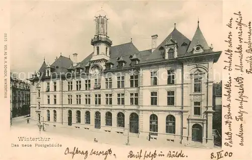 AK / Ansichtskarte Winterthur__ZH Neues Postgebaeude 