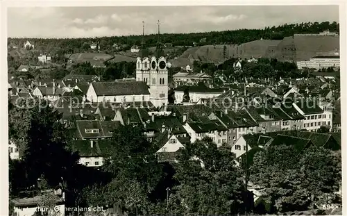 AK / Ansichtskarte Winterthur__ZH Panorama mit Kirche 