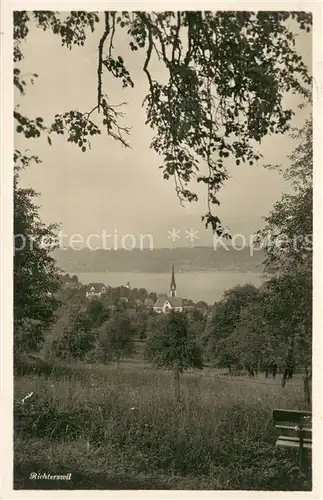 AK / Ansichtskarte Richterswil_ZH Panorama 