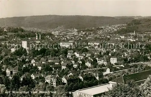 AK / Ansichtskarte Winterthur__ZH Blick vom Baeumli 