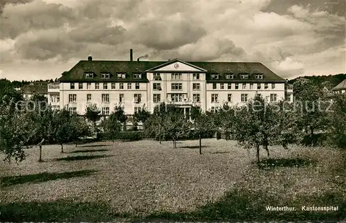 AK / Ansichtskarte Winterthur__ZH Kantonsspital 