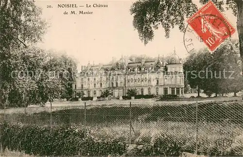 AK / Ansichtskarte Noisiel_77 Le Chateau de M Menier 