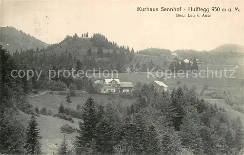 AK / Ansichtskarte Hulftegg_SG Kurhaus Sennhof 