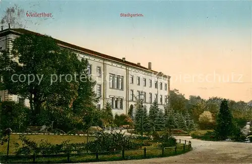 AK / Ansichtskarte Winterthur__ZH Stadtgarten 