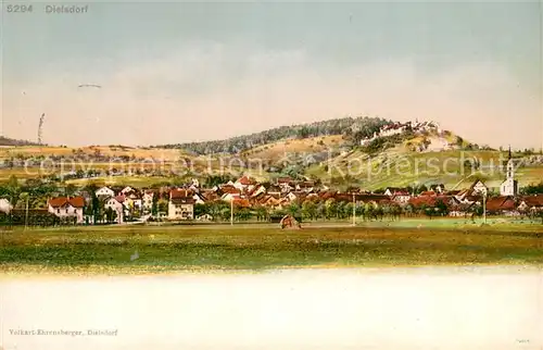 AK / Ansichtskarte Dielsdorf_ZH Panorama 