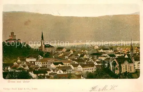 AK / Ansichtskarte Uster_ZH Ortsansicht Uster_ZH