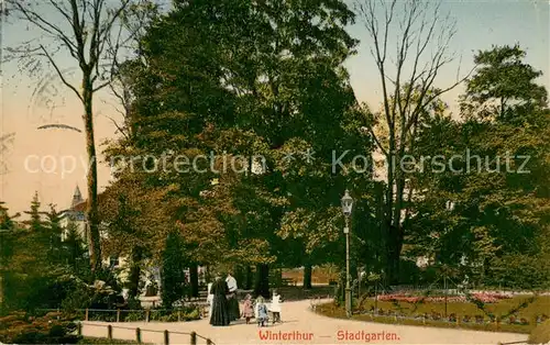 AK / Ansichtskarte Winterthur__ZH Stadtgarten 