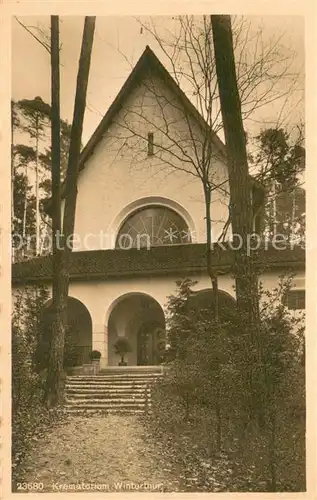 AK / Ansichtskarte Winterthur__ZH Krematorium 