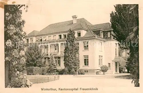 AK / Ansichtskarte Winterthur__ZH Kantonsspital Frauenklinik 