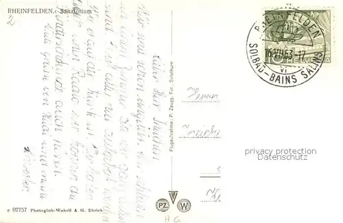 AK / Ansichtskarte Rheinfelden_AG Sanatorium Panorama Rheinfelden AG
