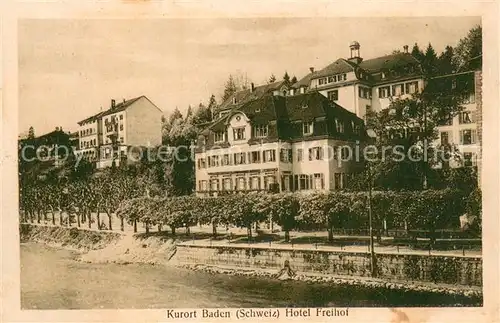 AK / Ansichtskarte Baden__AG Hotel Freihof 
