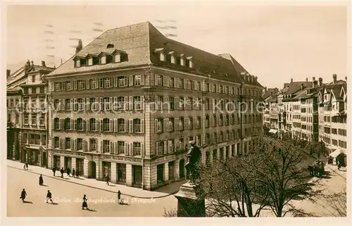 AK / Ansichtskarte St_Gallen_SG Bezirksgebaeude und Neugasse St_Gallen_SG