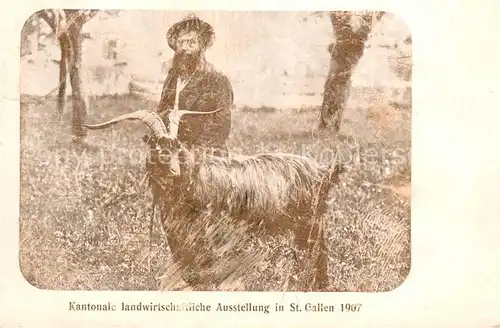 AK / Ansichtskarte St_Gallen_SG Kantonale landwirtschaftliche Ausstellung 1907 St_Gallen_SG