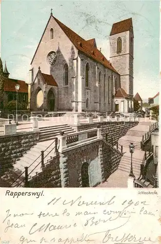 AK / Ansichtskarte Rapperswil_BE Schlosskirche Rapperswil BE