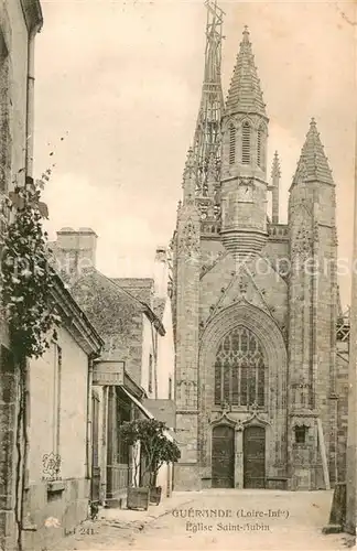 AK / Ansichtskarte Guerande Eglise Saint Aubin Guerande