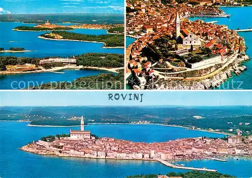 AK / Ansichtskarte Rovinj_Rovigno_Istrien Fliegeraufnahme 