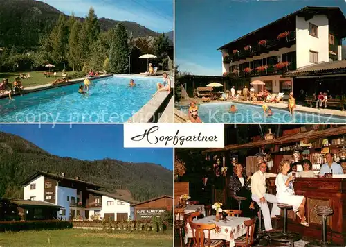 AK / Ansichtskarte Baldramsdorf_Kaernten Gaestehaus Hopfgartner Freibad Baldramsdorf Kaernten