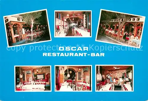 AK / Ansichtskarte Rhodes_Rhodos_Greece Oscar Restaurant Bar Rhodes_Rhodos_Greece