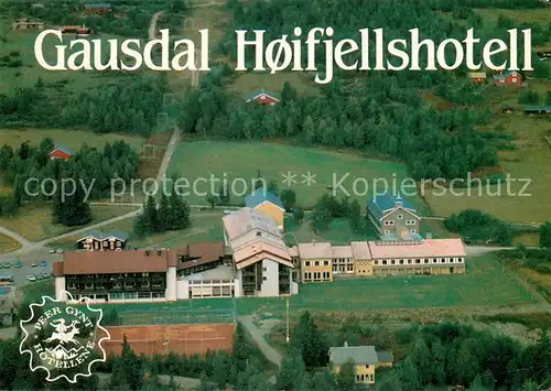 AK / Ansichtskarte Gausa_Iceland Fliegeraufnahme Gausdal Hoifjellshotel 