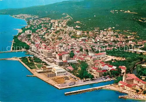 AK / Ansichtskarte Crikvenica_Kroatien Fliegeraufnahme Gesamtansicht Panorama Crikvenica Kroatien