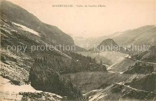 AK / Ansichtskarte Rochetaillee__Saint Etienne Panorama Vallee du Gouffre d Enfer 