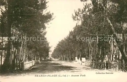 AK / Ansichtskarte Tharon Plage Avenue Foch Tharon Plage
