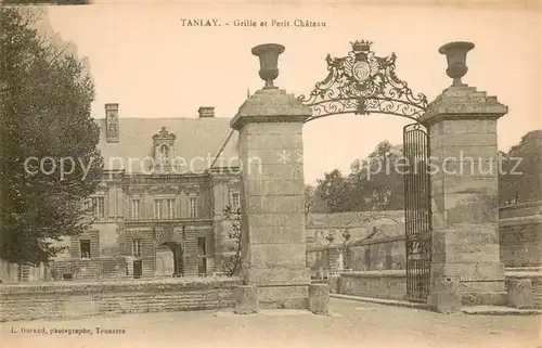 AK / Ansichtskarte Tanlay Grille et petit chateau Tanlay