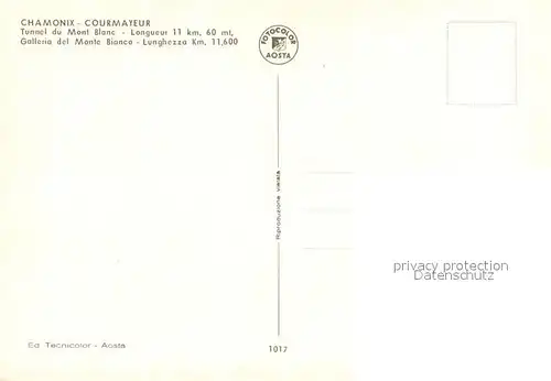 AK / Ansichtskarte Chamonix Tunnel Chamonix