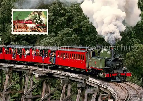AK / Ansichtskarte Zahnradbahn Puffing Billy 